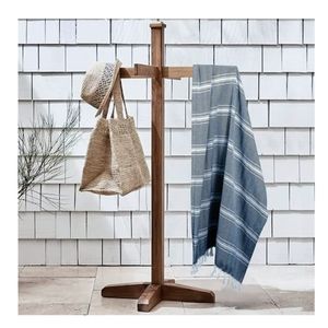 NWOT PESHTEMAL TURKISH BEACH TOWEL  PURE COTTON 38" X 70" MULTI-USE BLUE